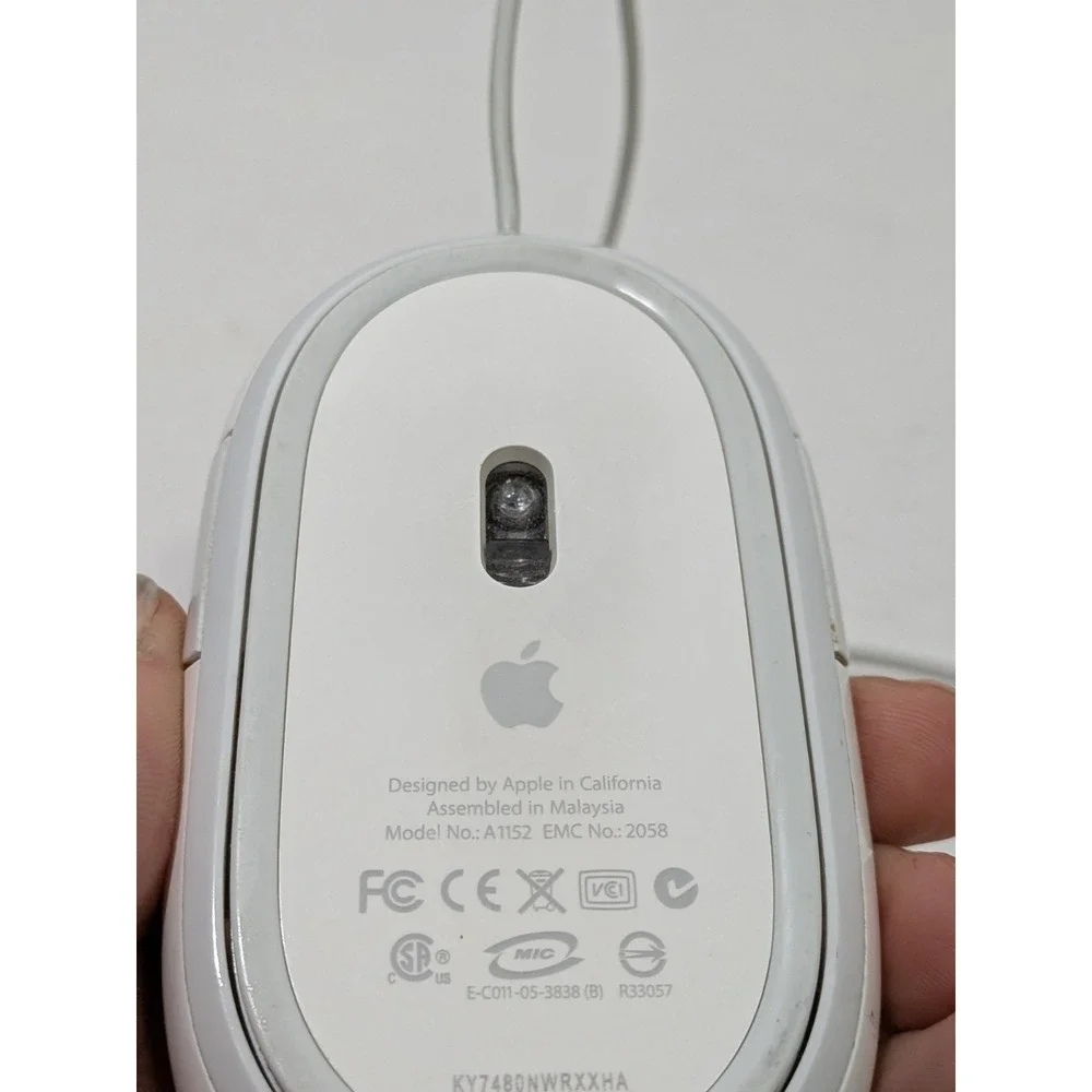 Apple Mighty Mouse wired model A1152 tested working